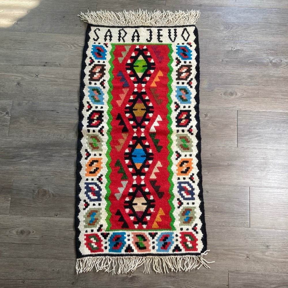 Sarajuevo Hand Loomed Prayer Rug